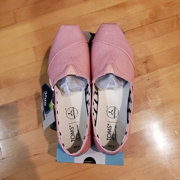 TOMS Dusty Pink Alpargata Hertiage Canvas - Picture 7 of 8